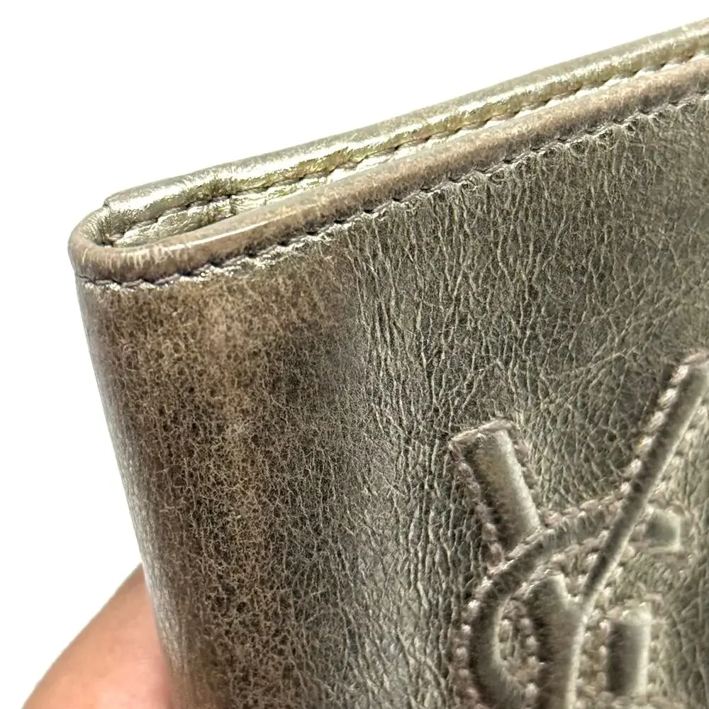 YSL Golden Bifold Wallet - Picture 12 of 13